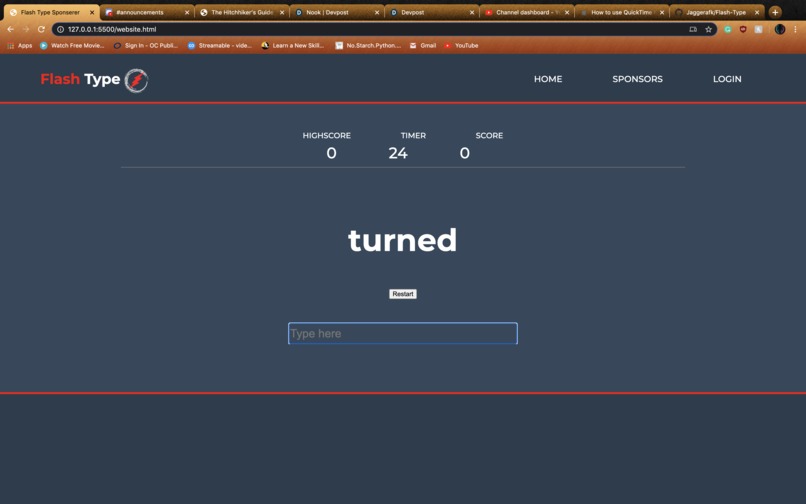 Flash Type – screenshot 1
