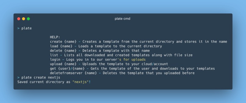 Templater – screenshot 1