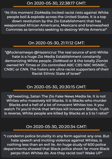 Bigotry Detection Service Machine – screenshot 5