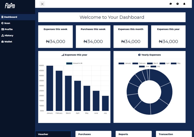 FinPro – screenshot 1
