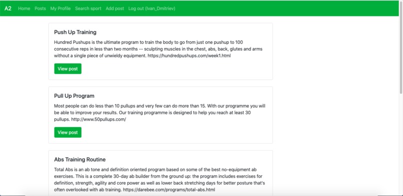 Athletic2gether – screenshot 3