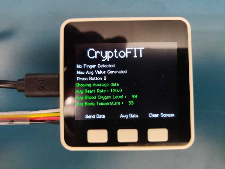 CryptoFIT – screenshot 1