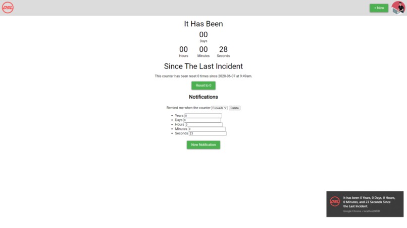Days Since Last – screenshot 1
