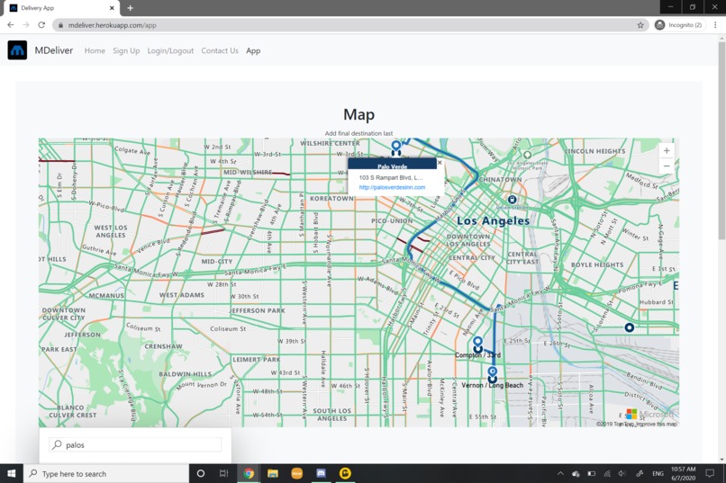 MDeliver – screenshot 1