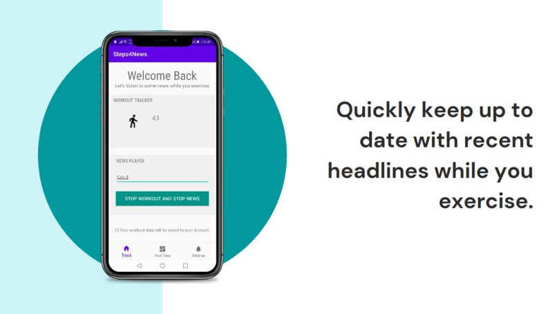 Steps4News – screenshot 3
