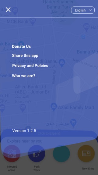 COVID TRACK PATH – screenshot 7