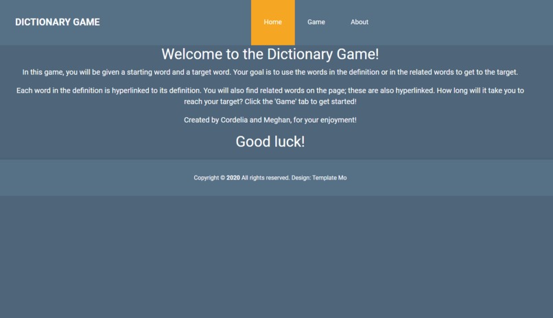 Dictionary Game – screenshot 1