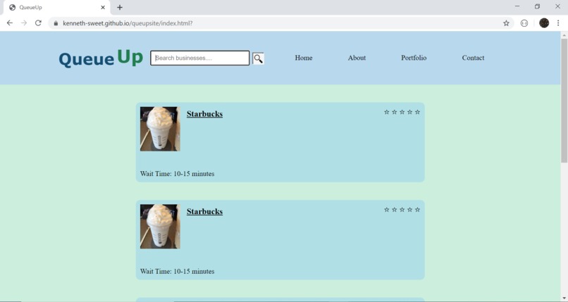 Queue-up – screenshot 1