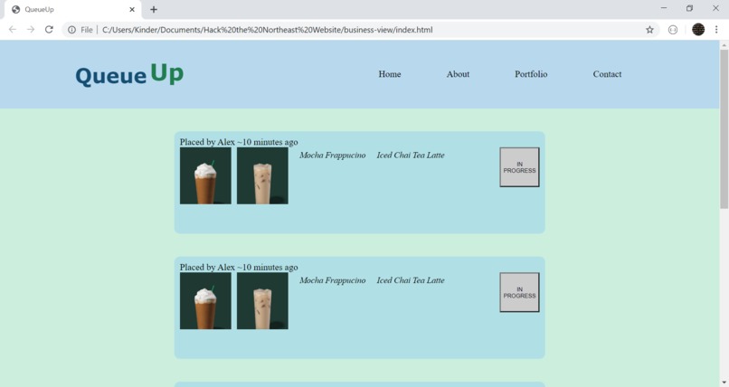 Queue-up – screenshot 2