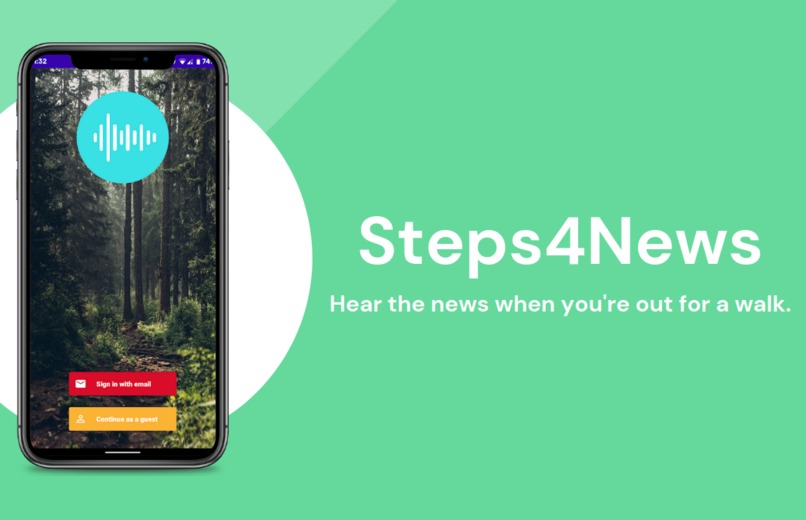Steps4News – screenshot 1