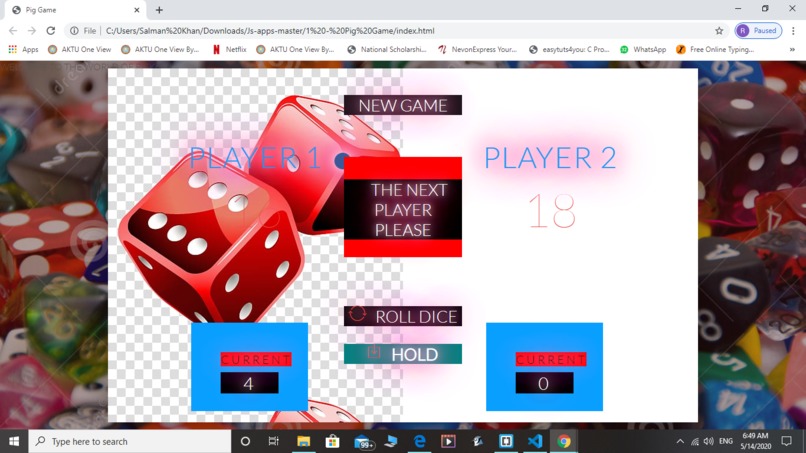 a dice risky game – screenshot 1