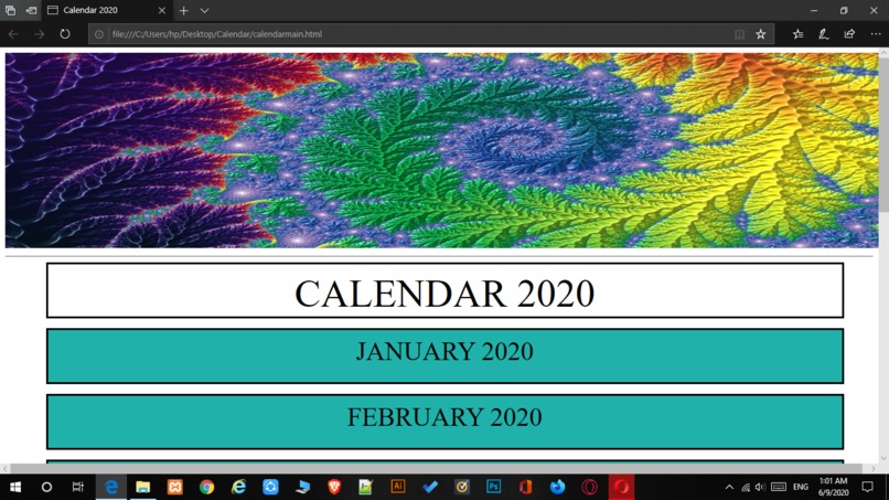 Calendar 2020 – screenshot 3
