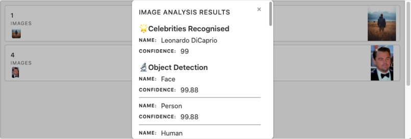 Airtable Rekognition – screenshot 3