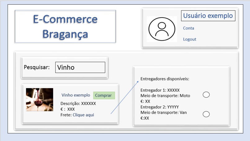 E-Commerce Bragança – screenshot 2