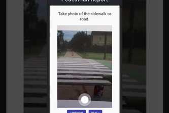 Pedestrian Report App