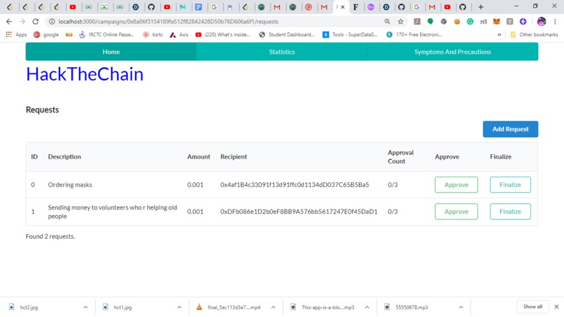 StratisCharityTracker – screenshot 3