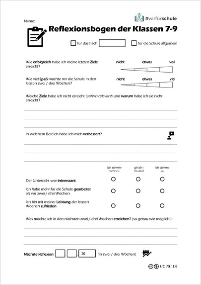 Selbstreflexion und Motivation – screenshot 1
