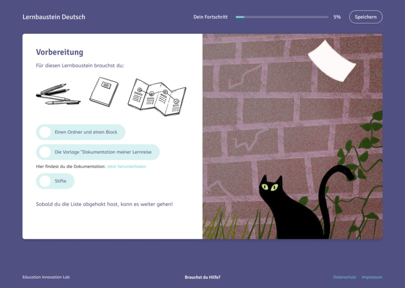 Digitale Lernbausteine – screenshot 1
