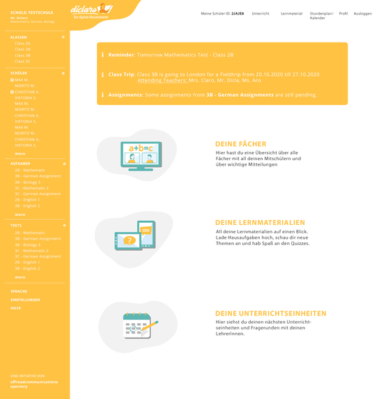 diclaro - the digital classroom – screenshot 3