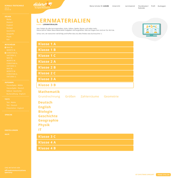 diclaro - the digital classroom – screenshot 8