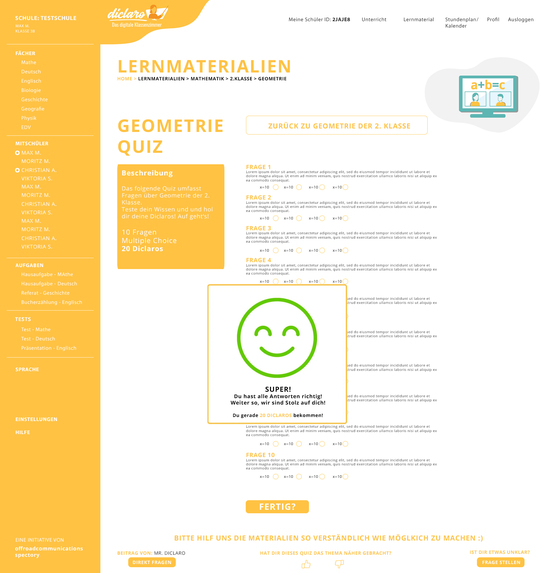 diclaro - the digital classroom – screenshot 10