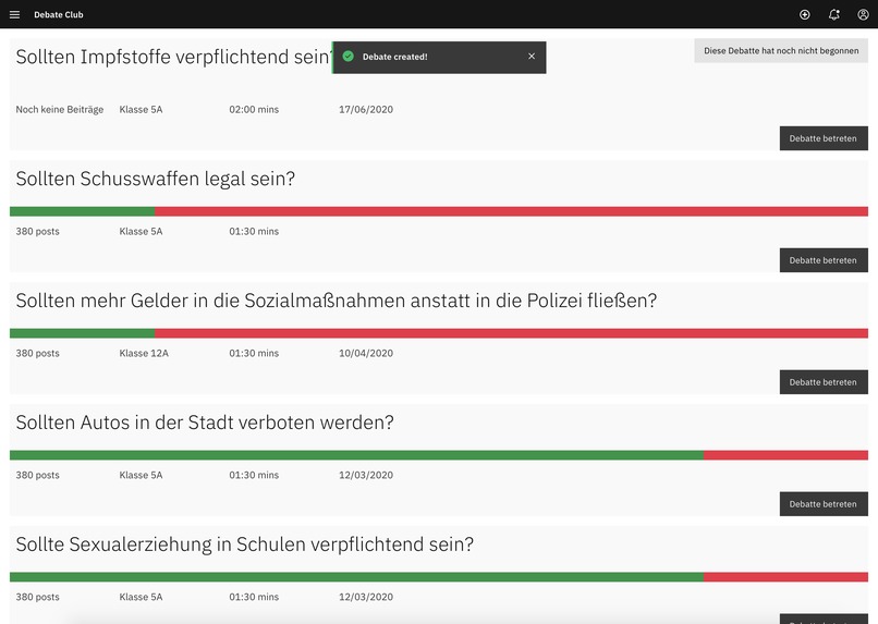The Debate Club – screenshot 3