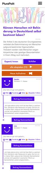 PluraPolit Schule – screenshot 6