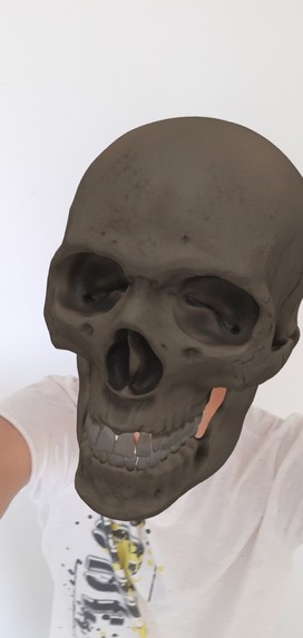 AR Bobble-Skull – screenshot 1