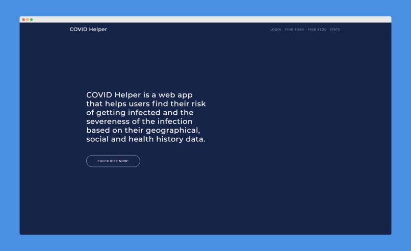 Covid-Helper – screenshot 1