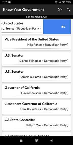 Know Your Government – screenshot 2
