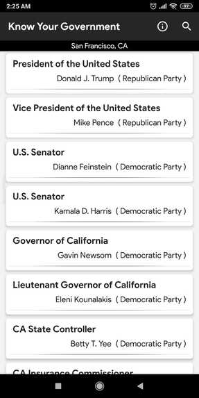 Know Your Government – screenshot 4