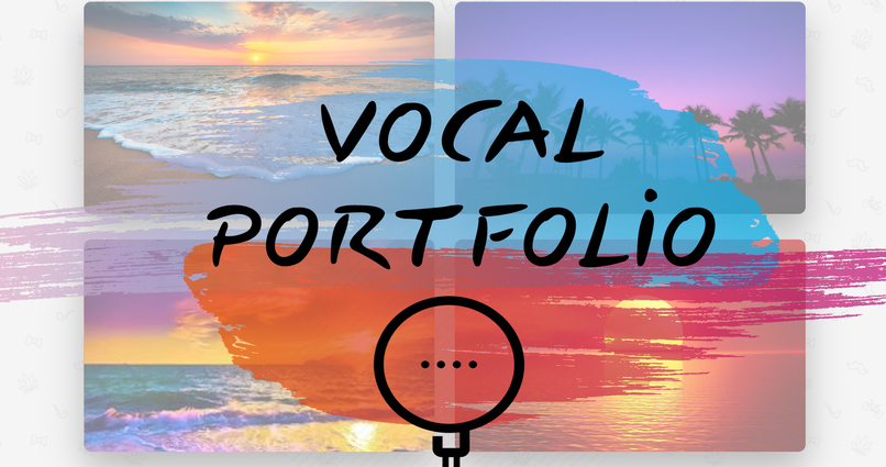 Vocal Portfolio – screenshot 1