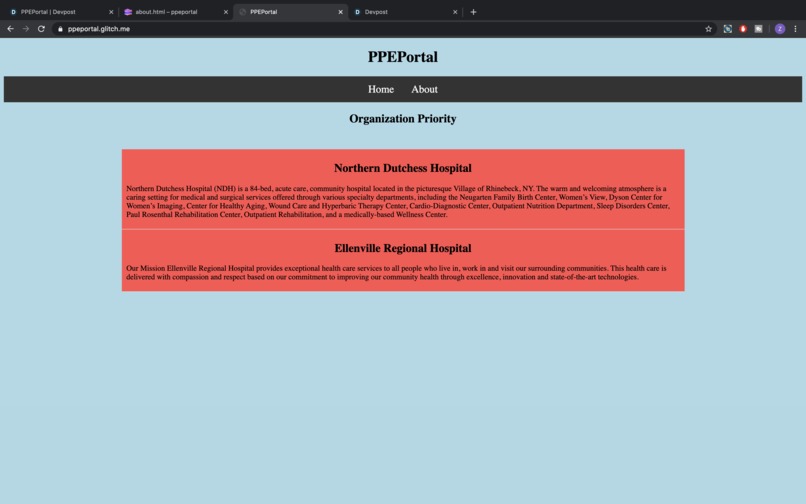 PPEPortal – screenshot 1