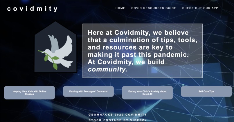 Covidmity – screenshot 1