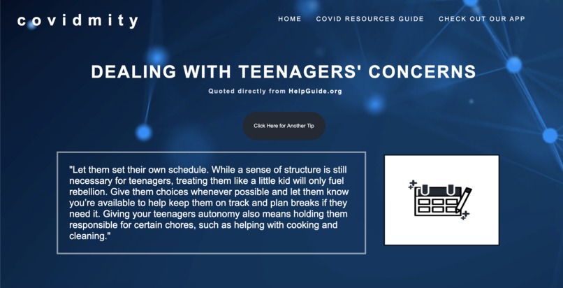 Covidmity – screenshot 2