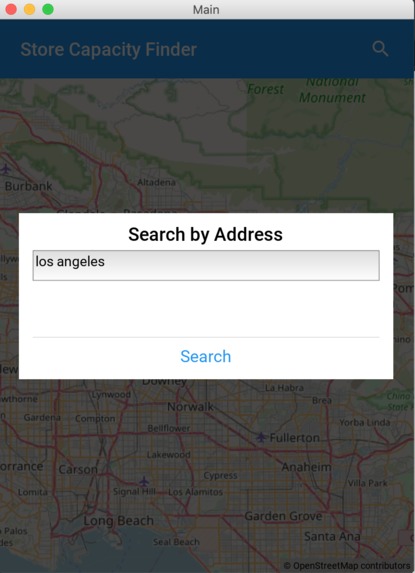 Store Capacity Finder – screenshot 2