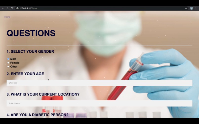 Contactless Covid Test & Personalized Diet Suggestions - AI – screenshot 6