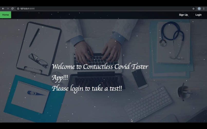 Contactless Covid Test & Personalized Diet Suggestions - AI – screenshot 2