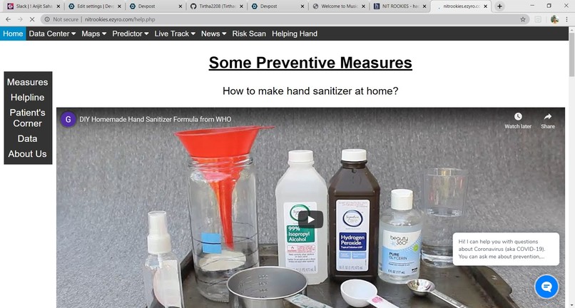 COVID-19 tracker – screenshot 5