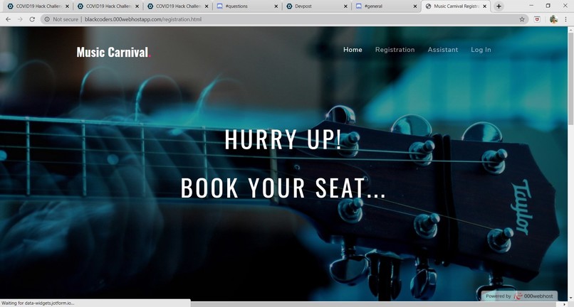 Event Registration Form – screenshot 3