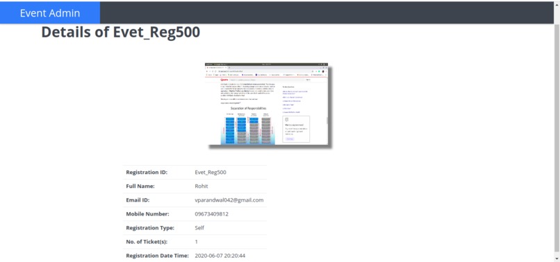Event Registration System – screenshot 8