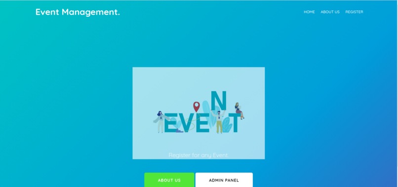 Event Registration System – screenshot 1