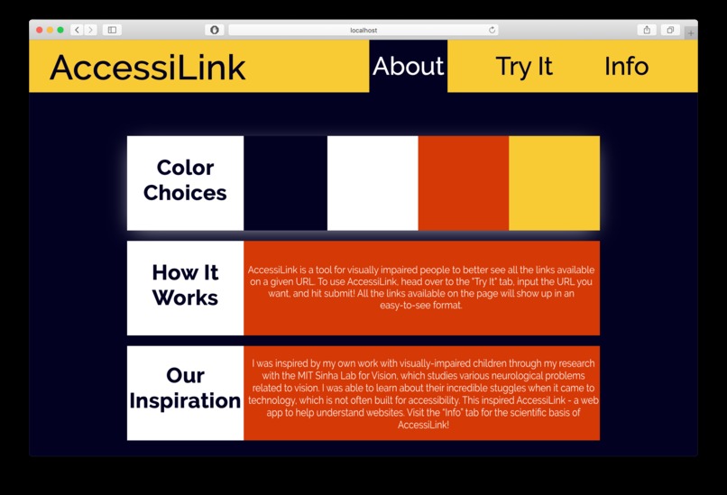 accessilink – screenshot 2