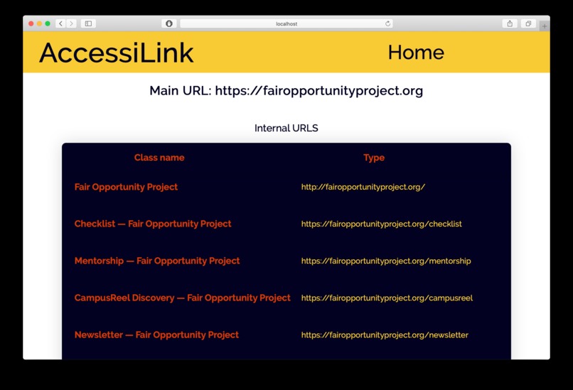accessilink – screenshot 3