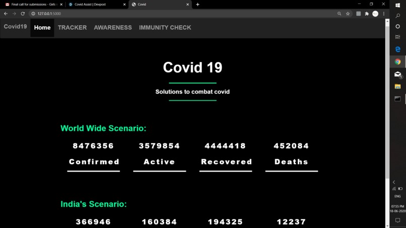 Covid Assist – screenshot 1