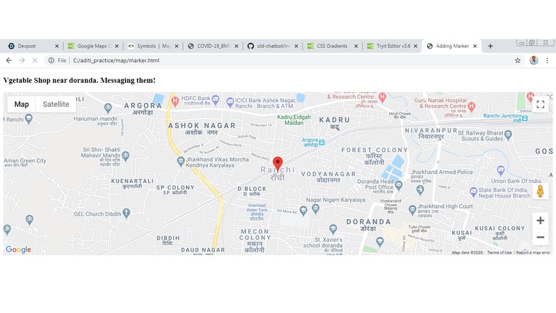 Automatic Alert hopitals/medical shops – screenshot 1