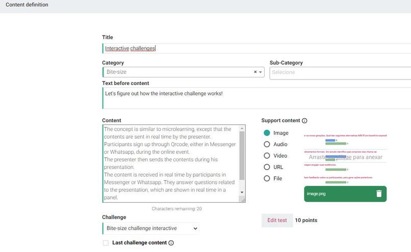 Bite-size contents for Messenger and Whatsapp – screenshot 3
