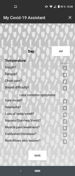 My Covid-19 assistant – screenshot 7