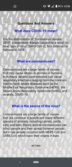 My Covid-19 assistant – screenshot 10