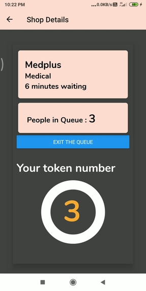 QueT : Makes social distancing in long queues possible. – screenshot 3